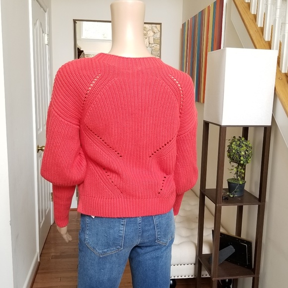 ❤Joie Landyn Blouson SleeveSweater DesertRose XXS - Picture 3 of 9